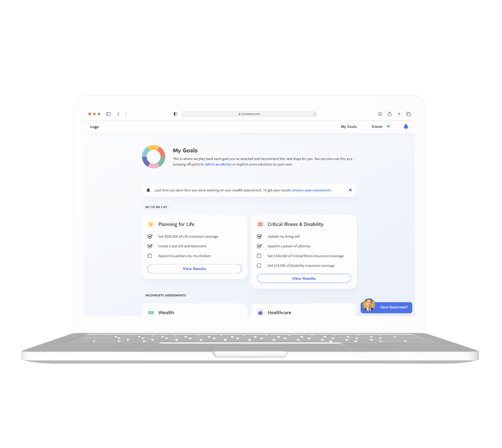 Prospr Laptop Mockup