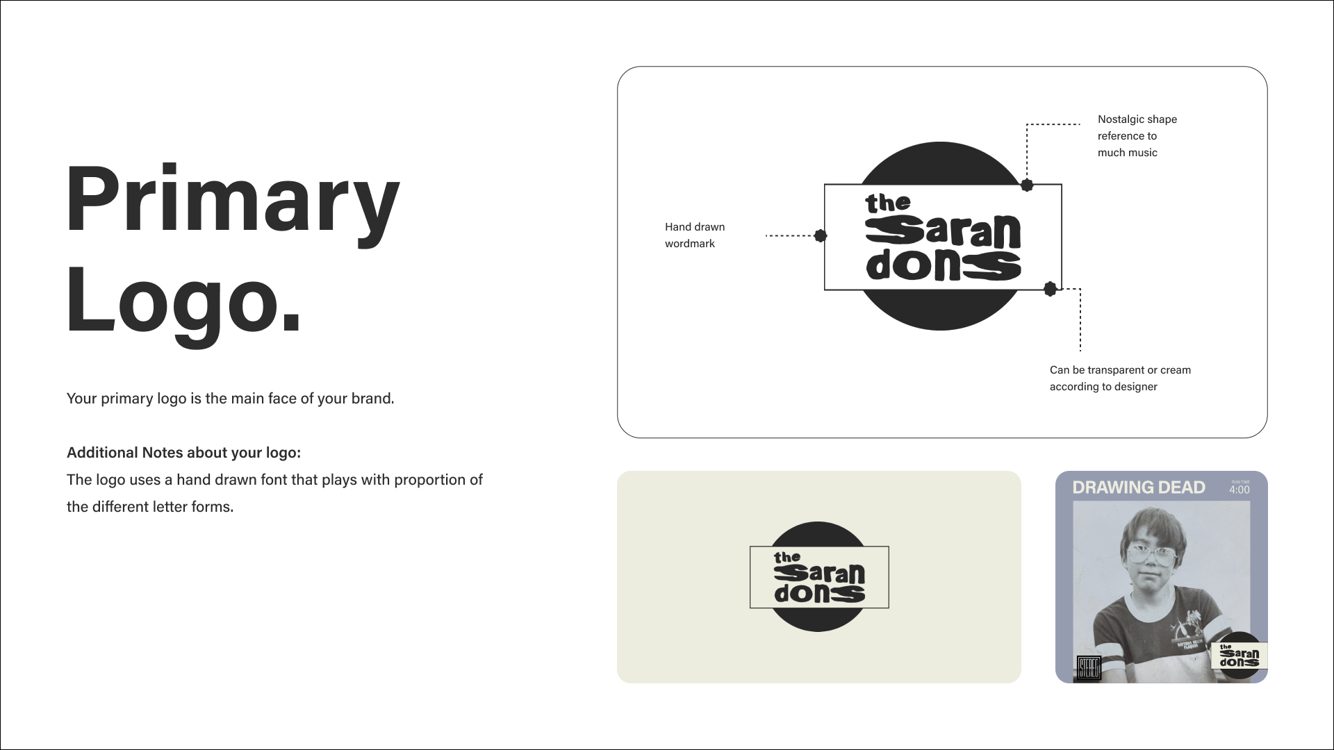 The Sarandons Logo Guidelines Primary Logo